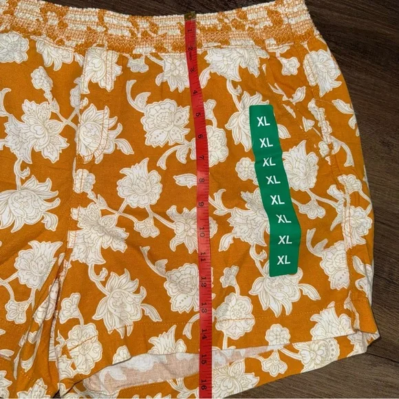 NWOT Briggs Pull-on Linen Blend Shorts - Picture 5 of 8